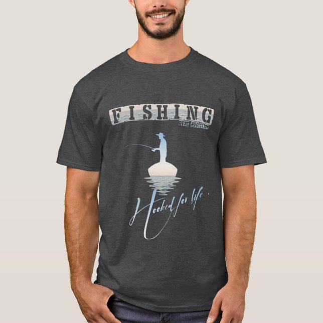 Pesca , Vinculada a la vida . Camiseta (Anverso)