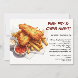 Pesca y gatos de pescado - Invitación a la fiesta