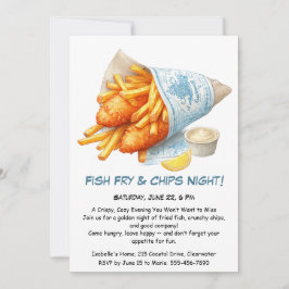 Pesca y gatos de pescado - Invitación a la fiesta