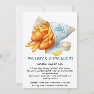 Pesca y gatos de pescado - Invitación a la fiesta