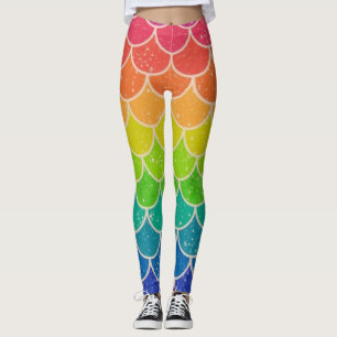 Pescado arcoiris / Dragón / Dino Scales Leggings O