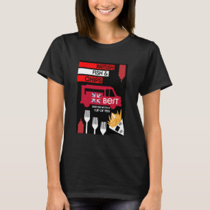 Pescado Clásico Británico Y Camiseta De Chips