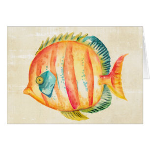 Pescado colorido acuario