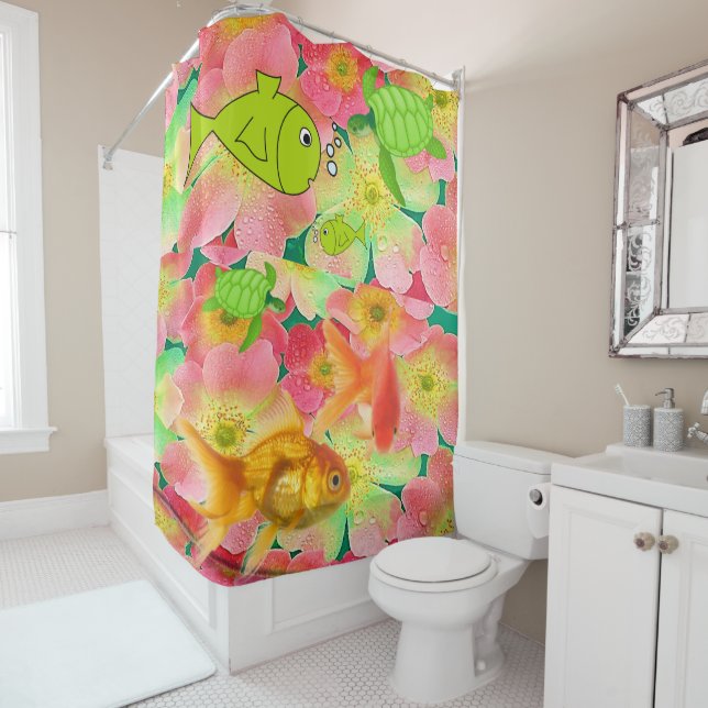 Pescado de cortina de ducha (In situ)