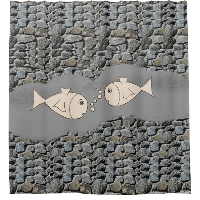 Pescado de cortina de ducha (Anverso)