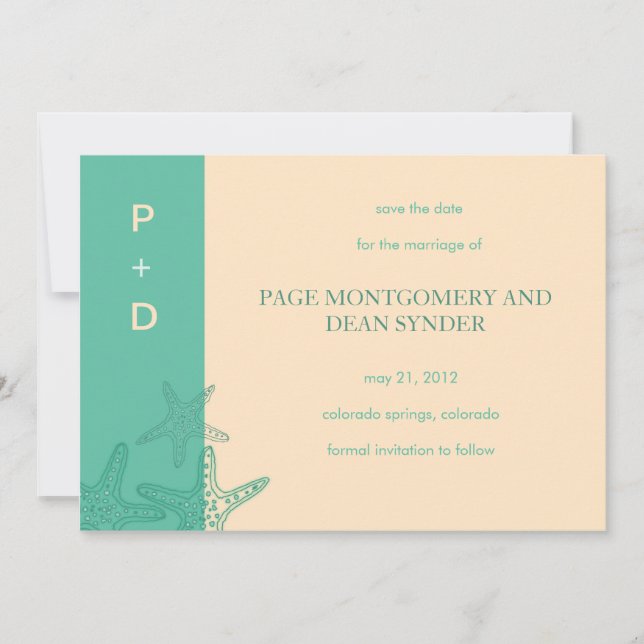 Pescado de estrellas - guardar las tarjetas de fec (Anverso)