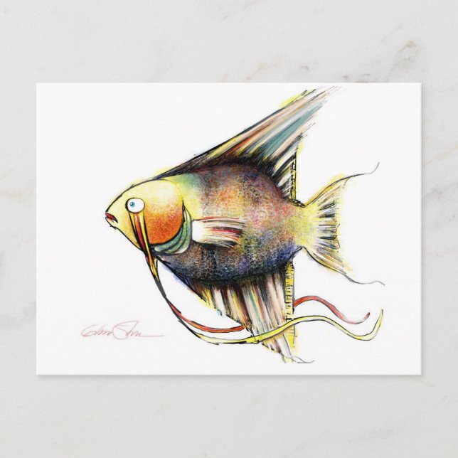 Pescado de fantasía: Tarjetas de publicación de An (Anverso)