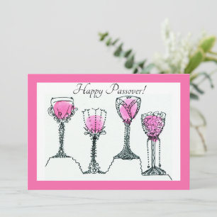 Pescado de Pascua 4 tazas de tarjeta de vacaciones