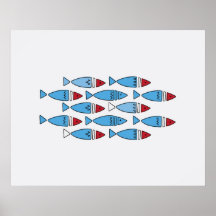 Pescado escandinavo - Decoración del hogar de arte