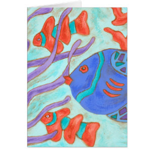 Pescado pop-coloreado