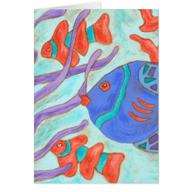 Pescado pop-coloreado (Frente)