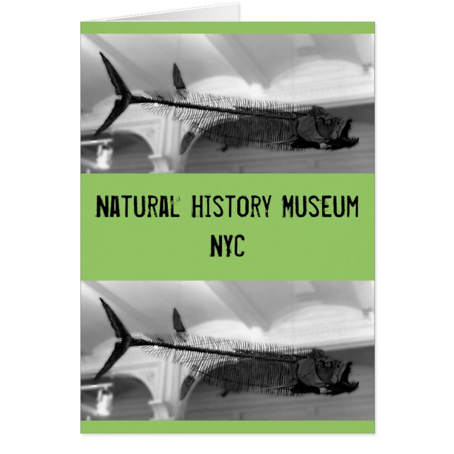 Pescado prehistórico B+W (Frente)