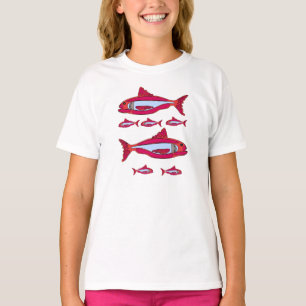 Pescado Rojo Para Camiseta Infantil
