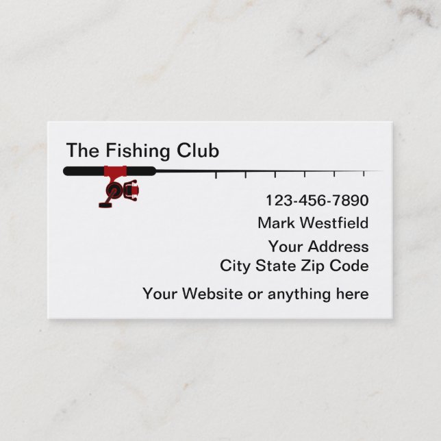 Pescado Tema de la marea Tarjetas de visita simple (Anverso)