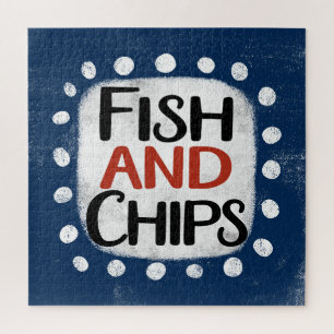 Pescado Y Chips Rompecabezas