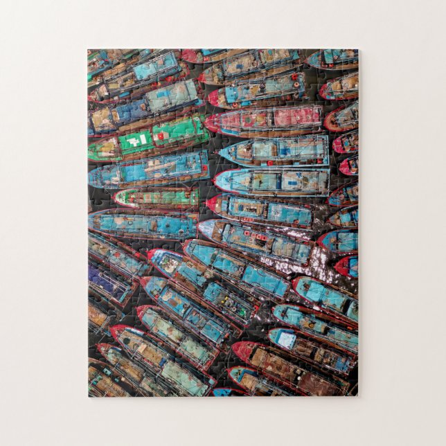 Pescador Bote Jigsaw Complex Jigsaw Puzzle Extreme (Vertical)