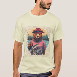 Pescador de oso Aventura Camiseta Perfecta regalo