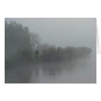 Pescador en la niebla