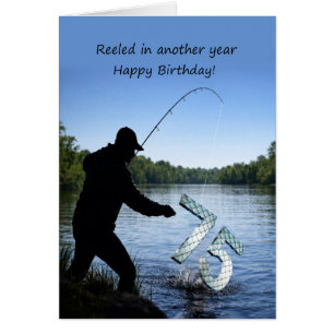 Pescador en su 75 cumpleaños