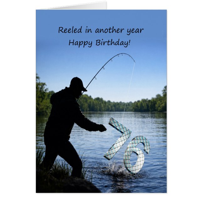 Pescador en su cumpleaños número 76 (Frente)