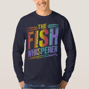 Pescador Whisperer Pesca Camiseta de manga larga a
