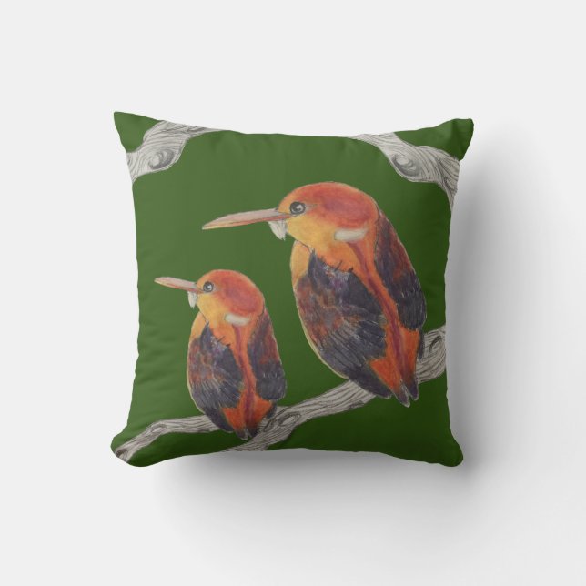 Pescadores con respaldo espumoso en una almohada (Anverso)