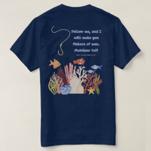 Pescadores de camisetas masculinas