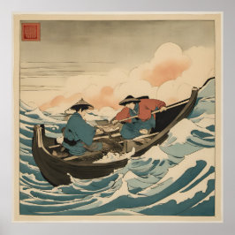 Pescadores - Impresión artística