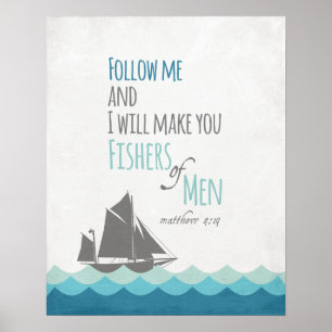 Pescadores náuticos de la decoración Matthew 4 del