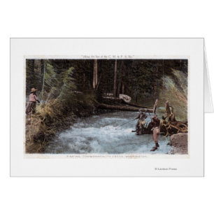 Pescadores pescando en el Commonwealth Creek