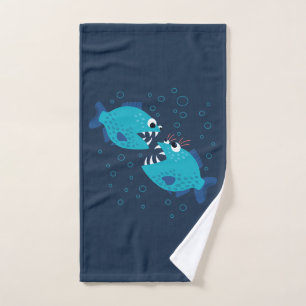 Pescados azules de cotilleo de la piraña
