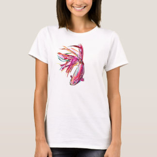 Pescados coloridos de Betta - camiseta