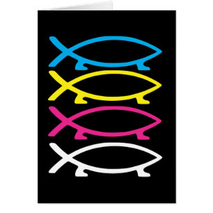 pescados de darwin del cmyk