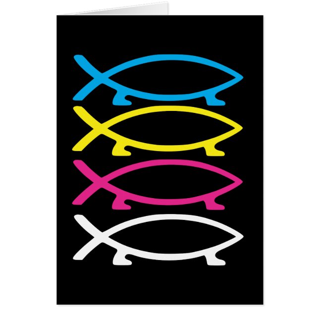 pescados de darwin del cmyk (Frente)