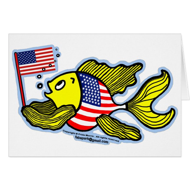 Pescados de la bandera americana (Anverso (Horizontal))