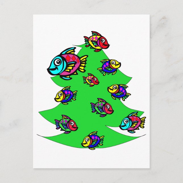pescados en el árbol de navidad (Anverso)