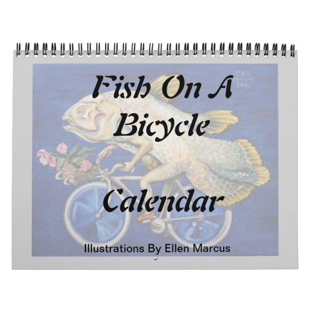 Pescados en un calendario de la bicicleta (Tapa)