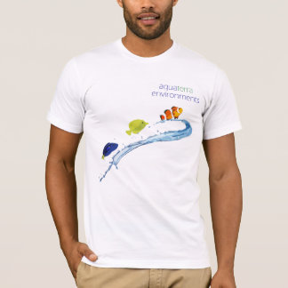 Pescados estilizados de la camisa del personal de