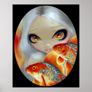 Pescados Jeweled:  Goldfish de la IMPRESIÓN del