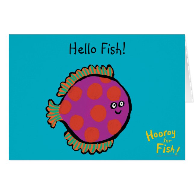 Pescados rosados y anaranjados del lunar (Anverso (Horizontal))