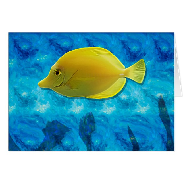 Pescados tropicales amarillos (Anverso (Horizontal))