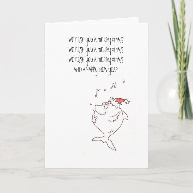 Pescamos u, NOSOTROS LE PESCAMOS FELIZ Navidad que (Anverso)