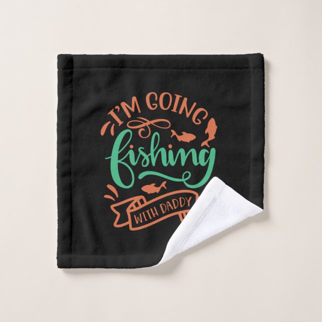 Pescando arte, voy a pescar con papá (Toallita)
