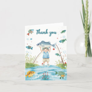 Pescando cartas de agradecimiento con los niños pe