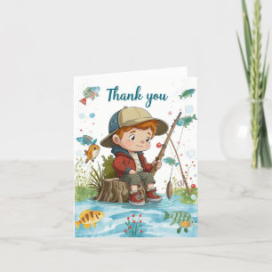Pescando cartas de agradecimiento con los niños pe