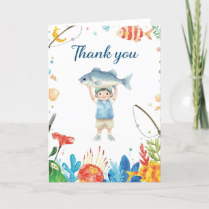 Pescando cartas de agradecimiento con los niños pe