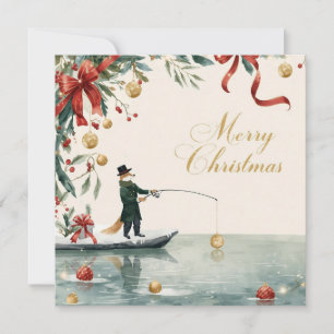 Pescando en Navidad con FOX en invierno