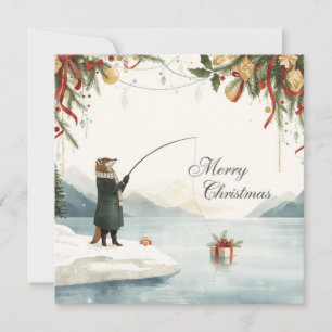 Pescando Navidad con FOX  en invierno