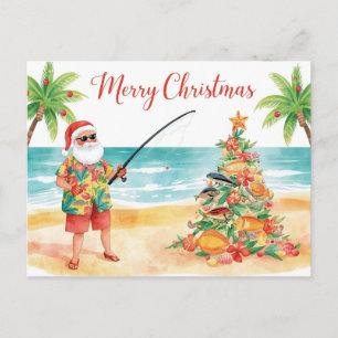 Pescando Navidad temática para amantes de la pesca
