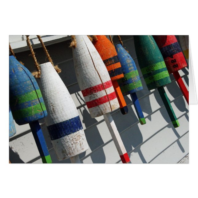 Pescando tarjeta de Bouy (Anverso (Horizontal))